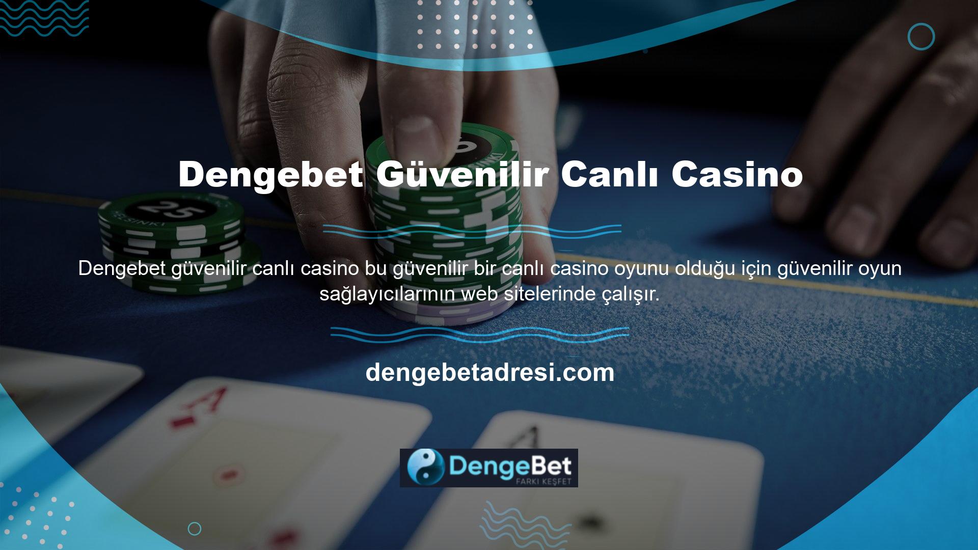 Başta Netent Live, Ezugi olmak üzere güvenilir casino oyun sağlayıcılarının oyunlarını içerir